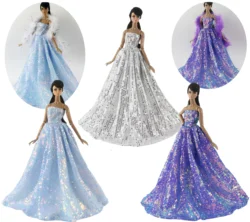1 Set Doll Clothes 1:6 Scale Dress Outfit for 11.5 inch 30cm Doll Many Style for Choice Gifts for girls doll accessories #13