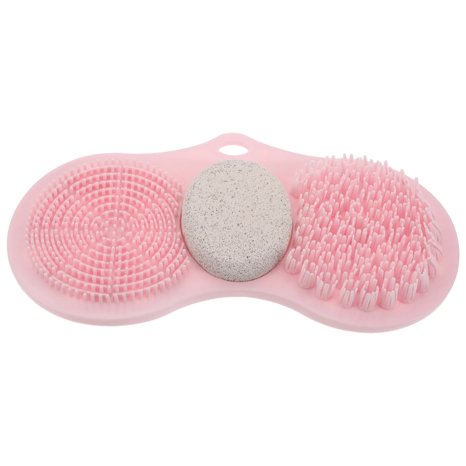 Douche Voet Scrubber Mat Antislip Zuignappen Puimsteen Voor Eelt Dode Huid Verwijderen Badkamer Bad Voeten Schoonmaken Tool