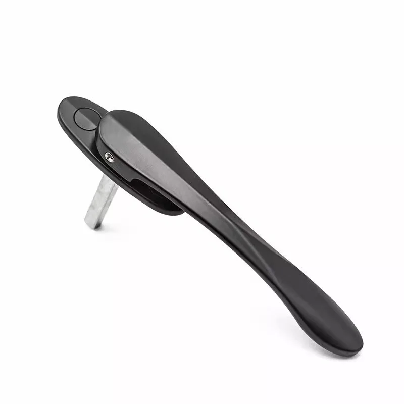 Imagem -04 - Liga de Alumínio Deslizante Porta Punho Parafuso Estilo Fino Aço Plástico Janela Botão Móveis Puxar Peça Hardware