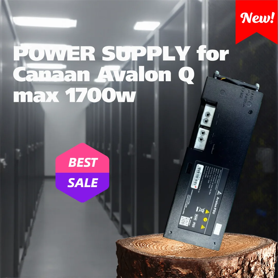 Fuente de alimentación Jingle Mining para Canaan Avalon Q, máx. 1700w, máquina de minería de criptomonedas, minería de bitcoin, en stock