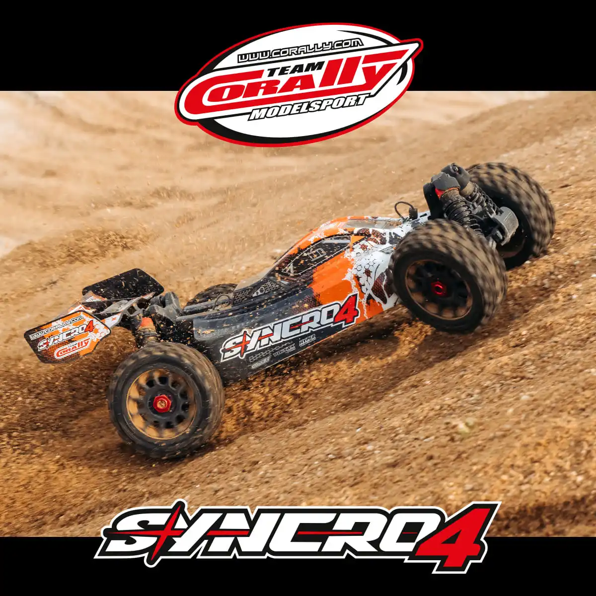 Team Corally SYNCRO4 1/8 RC Car 4S Brushless High Speed 4WD Off-road Climbing Crawler Vehicle Electric Remote Control Model Toy