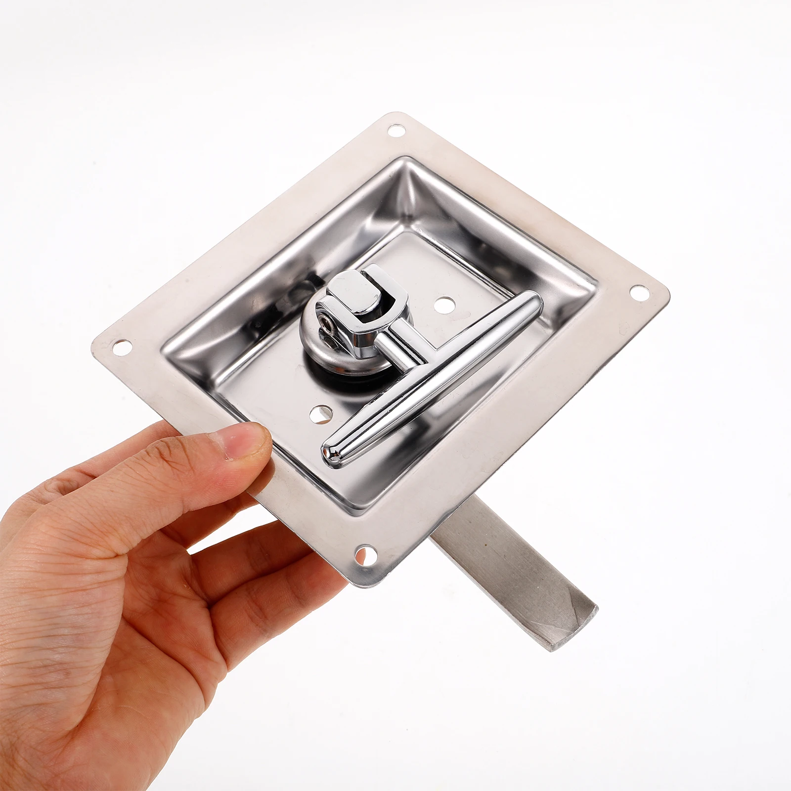 

T-Type Handle For Truck Trailer Toolbox Panel Cabinet Durable Replacement Secure Locking Heavy Duty Electrical Control