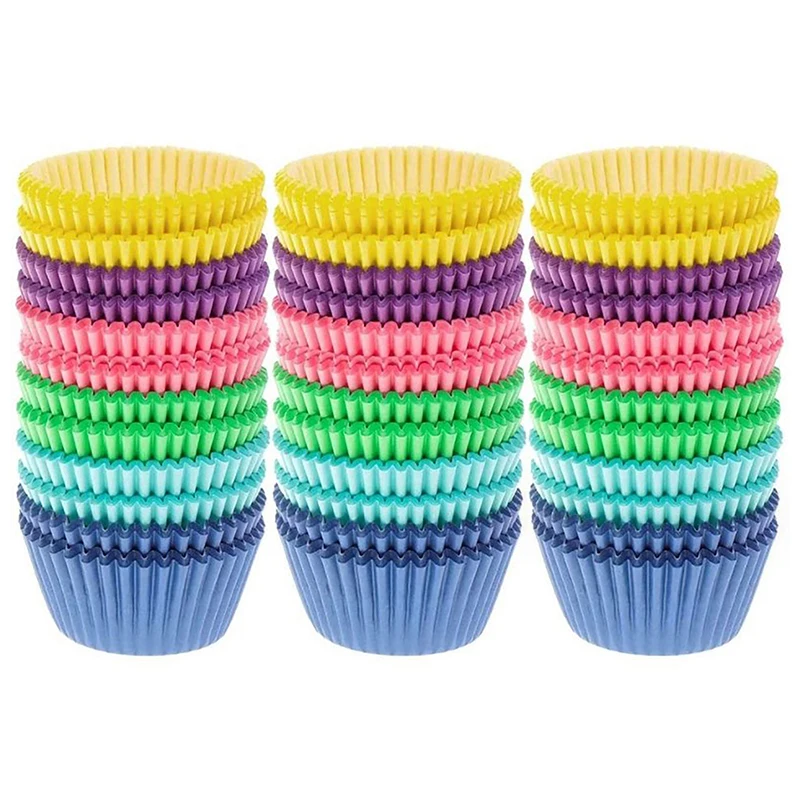 100Pcs Muffins Paper Cupcake Wrappers Baking Cups Cases Muffin Boxes Cake Cup Decorating Tools Kitchen Cake Tools DIY