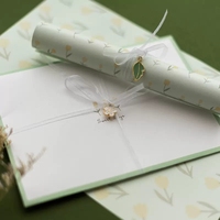 12pc Vintage Floral Envelopes Letter Pads Korean Stationery DIY Wedding Party Invitations Cards Envelopes with Stickers office