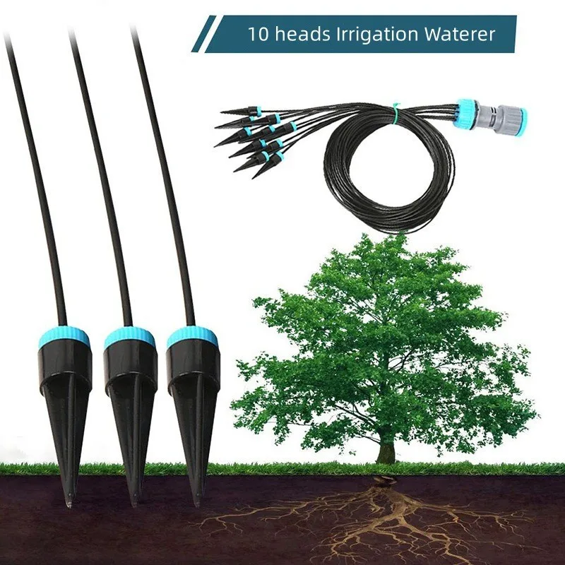 Head Drip Irrigation Watering Kit for Business Travel and Home Use Automatic Device Succulent Potted Plants Lazy Watering Tool