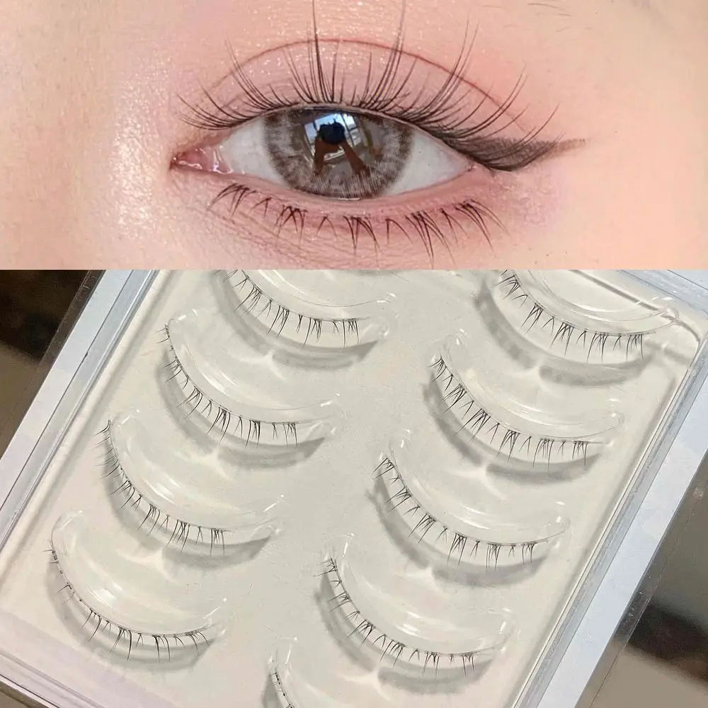 Yeux sous les cils bande complète Cosplay fée Manga Extension de cils faux cils inférieurs outil de maquillage cils de vison inférieurs