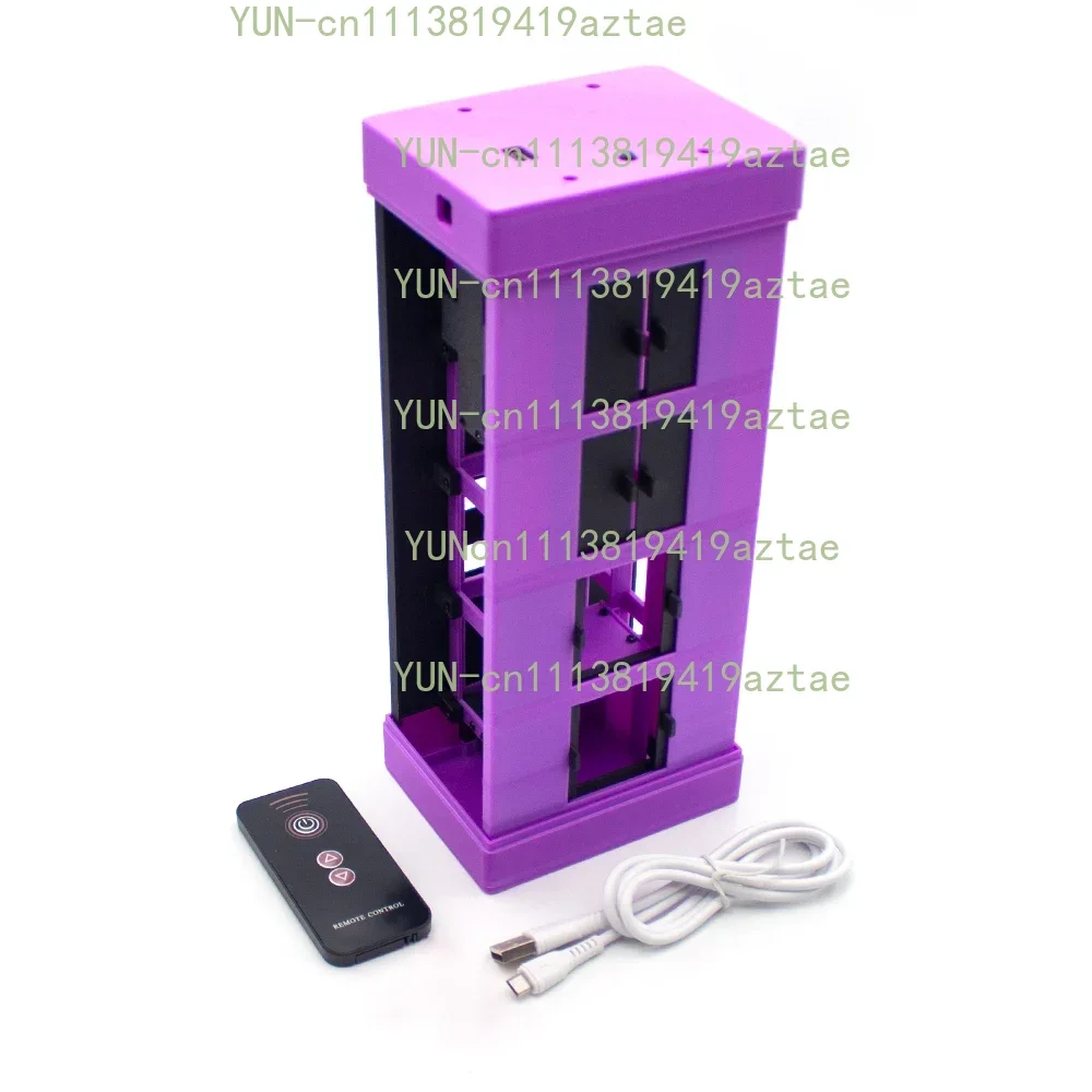 Electric Vertical Lift Elevator Model with Remote Control - 4-Stage Educational Science Kit for Children
