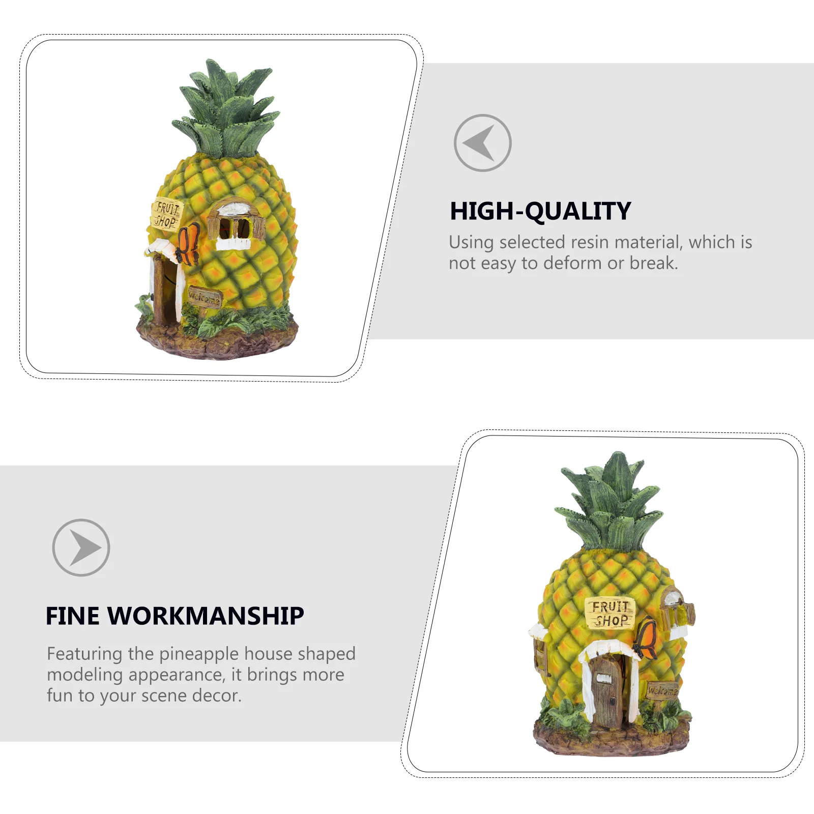 

1Pcs Garden Decor Creative Solar Powered Landscape Lighting Resin Ornament Outdoor Lawn Decoration Glowing Micro