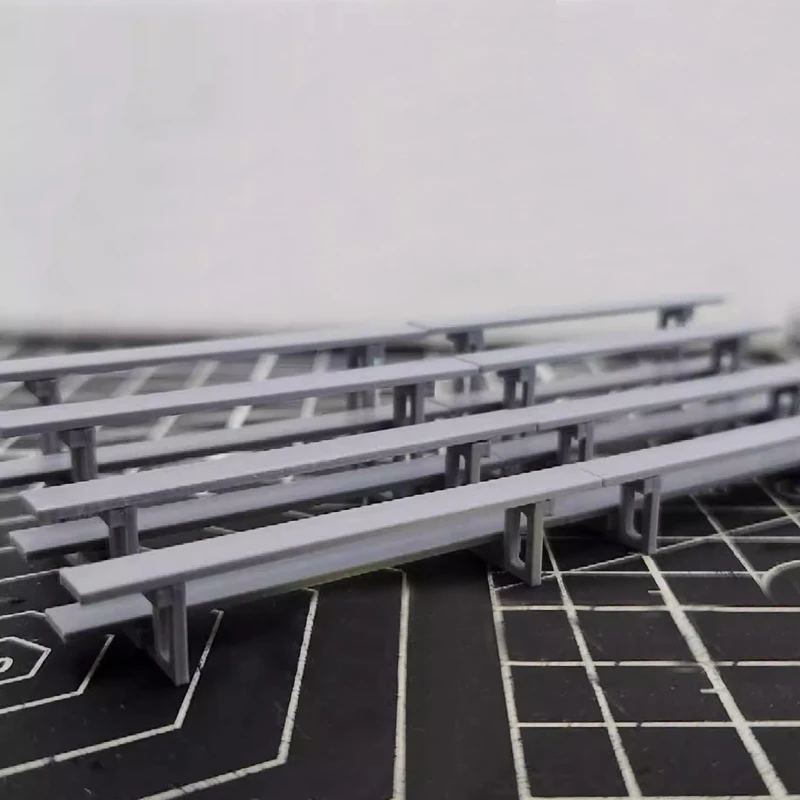 1/64 Scale Model Spectator Stands/Seating Miniature Bleacher Set 3D Printing Stadium Seats for Racing Dioramas​ Micro Layouts