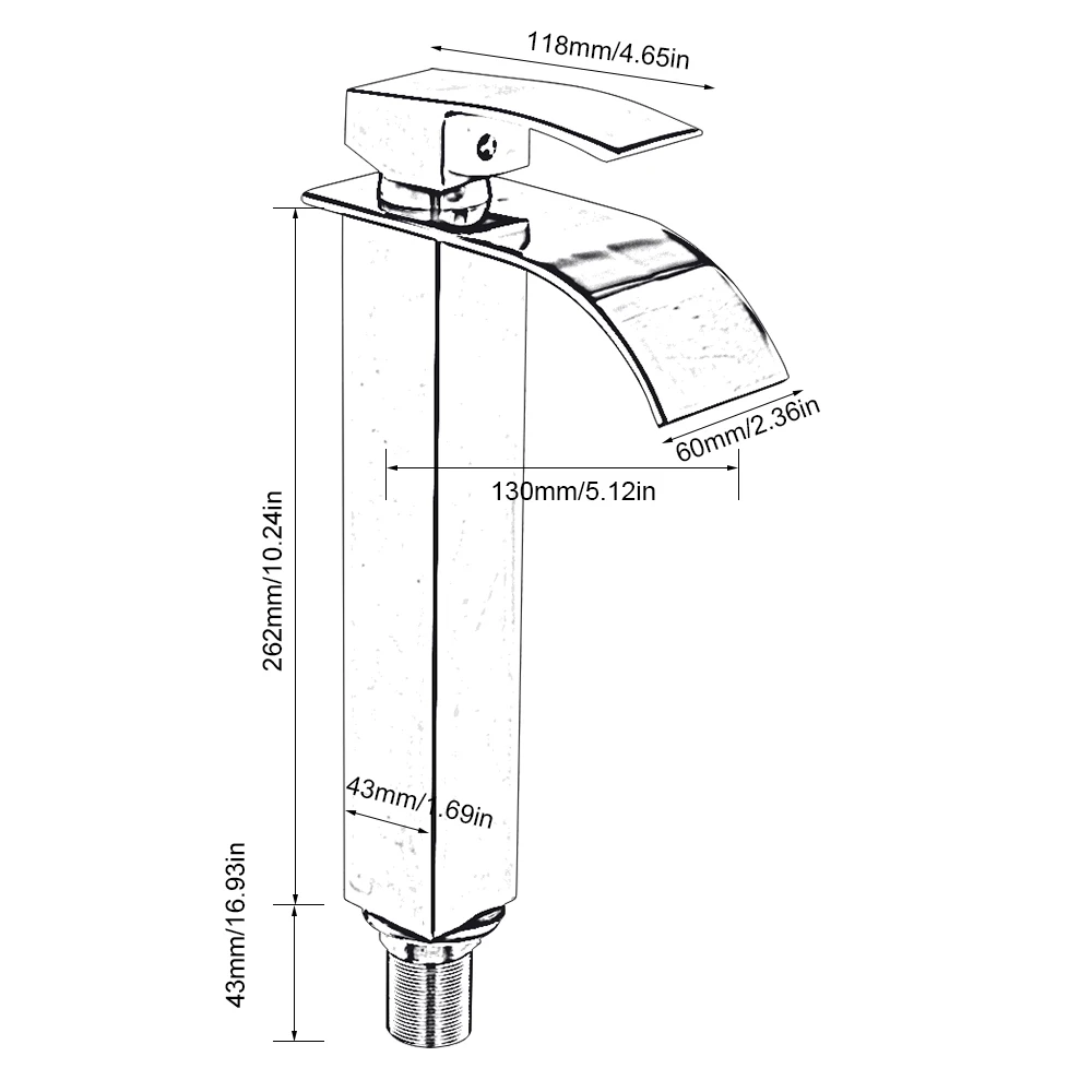 مربع بالوعة الحمام صنبور ، النحاس الذهب ، مقبض واحد ، شنت سطح السفينة ، المرحاض ، خلاط الساخن والبارد ، صنبور المياه ، جديد #3