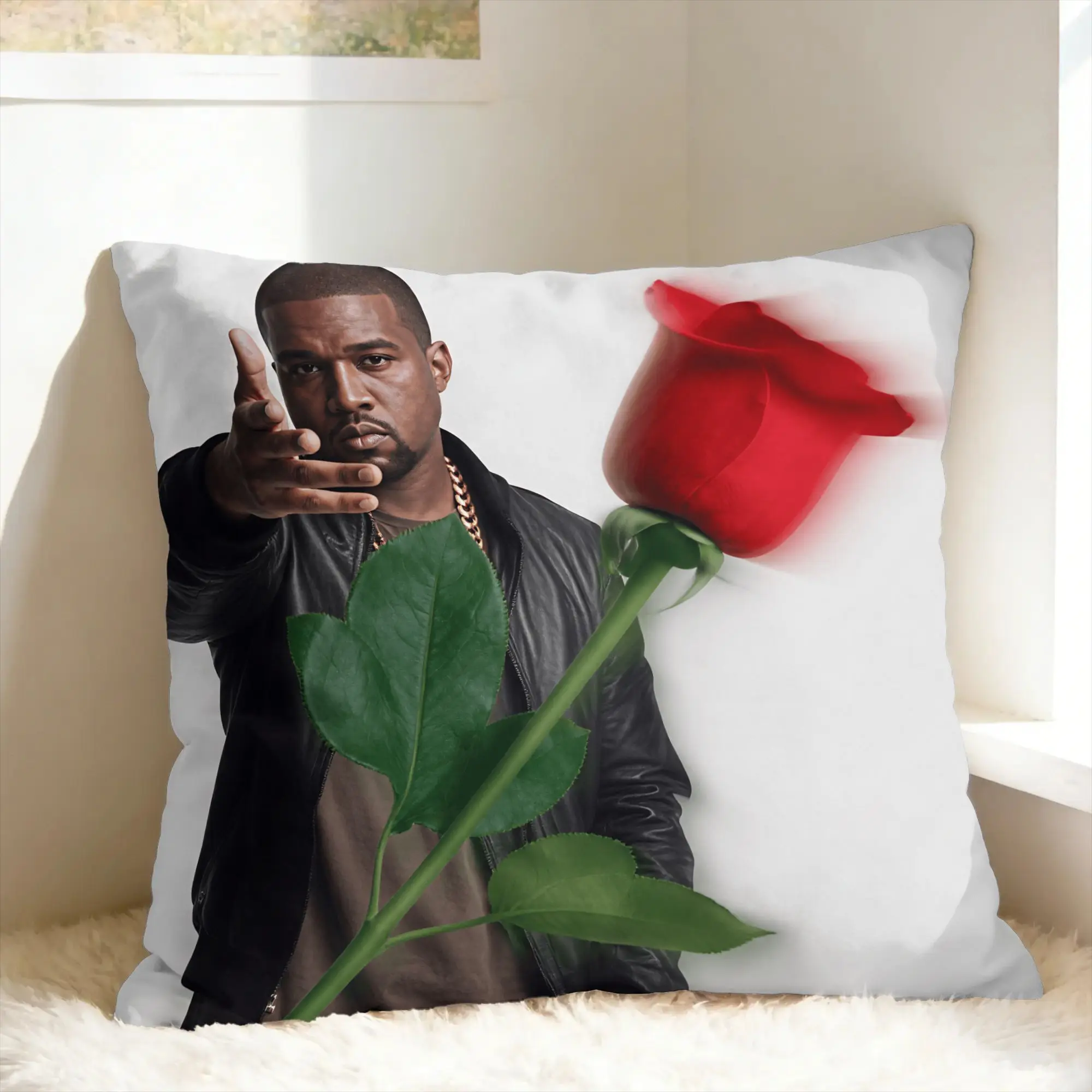 Kanye West Meme Pillow Case  Funny Pillow Cover Graphic Pillowcases For Sofa Car Home Decor