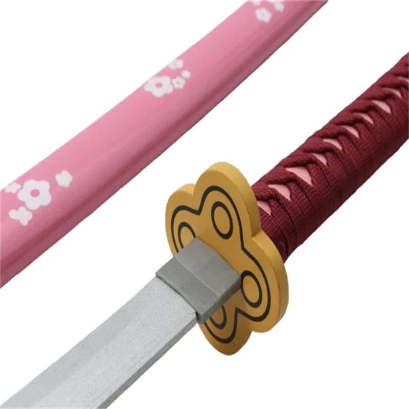 Gioco di ruolo Whoswho Spada in legno Katana da 41 pollici Anime Cosplay Roger Shanks Prop Modello 104 cm