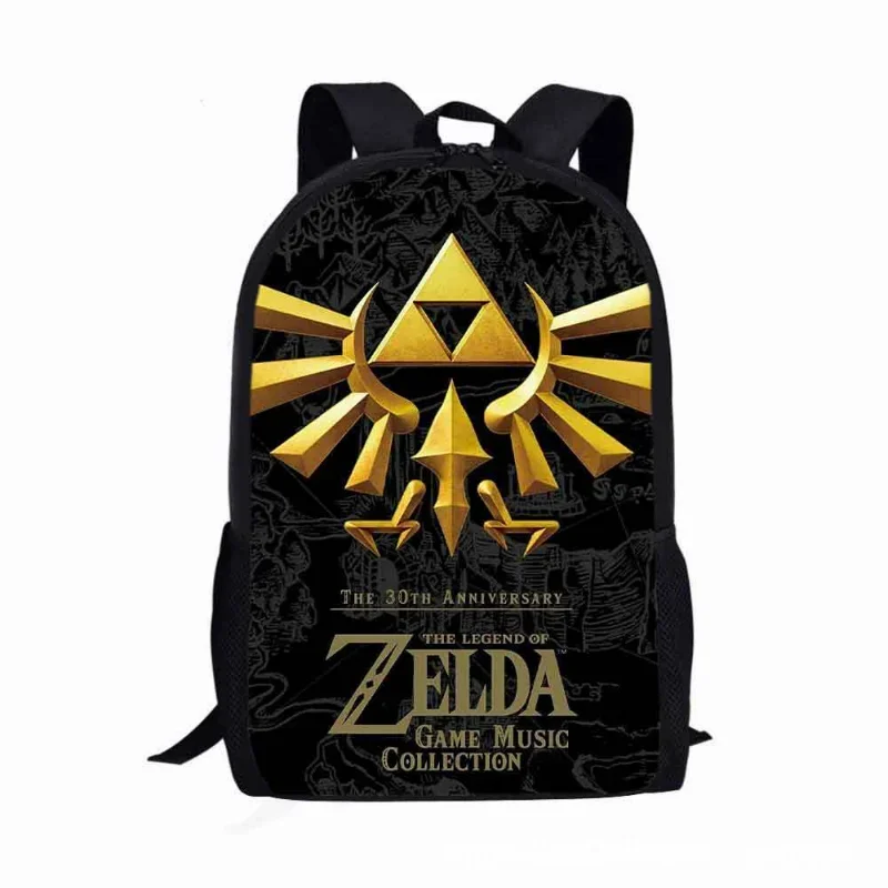 Game The Legend of Zeldaes Schoolbag Children Backpack Big Capacity Travel Laptop Bag Kawaii Student Cosplay Backpack Kids Gift