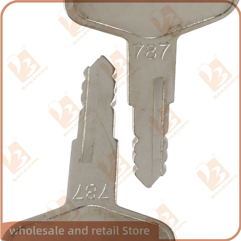 10PCS Lgnition Keys For Komatsu 787 TR261434 Kalmar Dressta Sakai Part Number 787 Keys 2019 Switch Keys