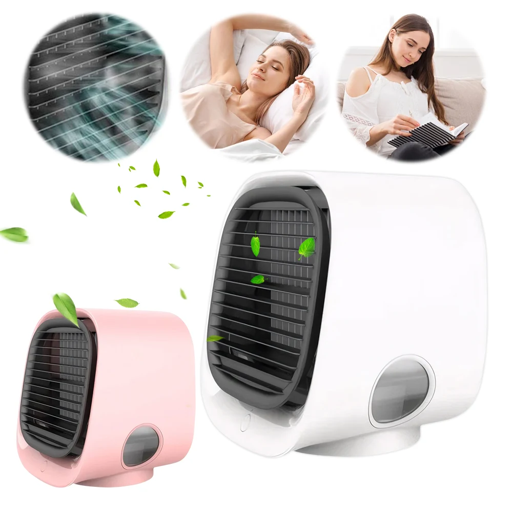 

Настольный вентилятор с водяным охлаждением, портативный охлаждающий вентилятор, 3-скоростной персональный вентилятор для домашнего офиса, спальни