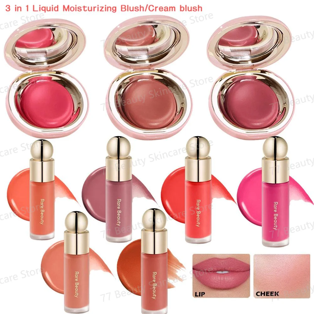 3-in-1 Liquid Moisturizing Blush/Blush Cream Melting Blush Long-lasting Eye Shadow Lipstick Blush Natural Makeup Cosmetics