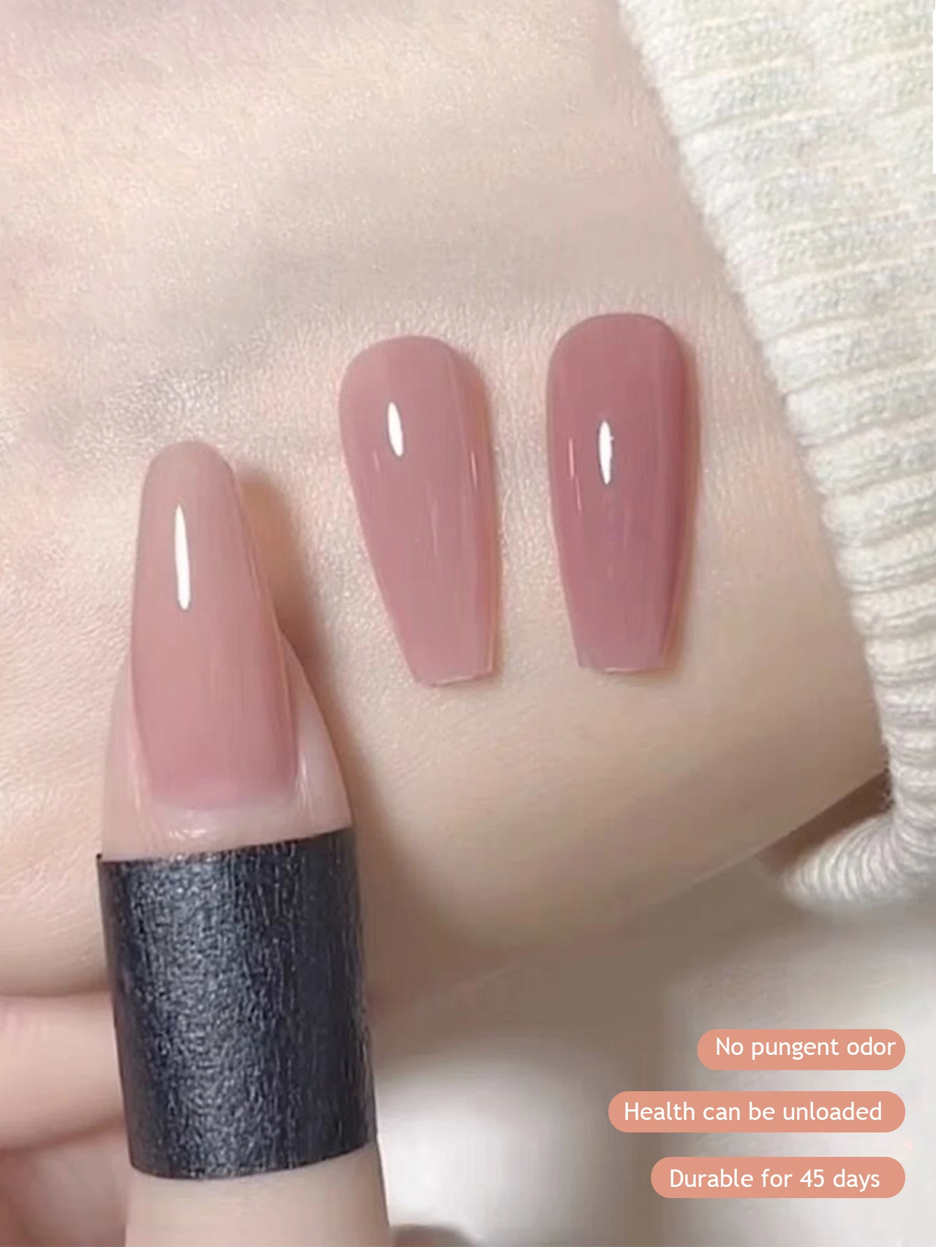 MIANEL 12ML/PCS Autumn Top Selling Ice Transparent Milk Tea Color Gel Nail Polish 2024 Popular Color Plain Face Nude Jade Nail