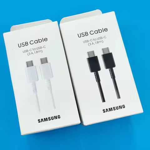 Original SAMSUNG 45W PD USB C Cable 1/1.8M 3A For Galaxy S24 S25 Ultra Note 10 A54 Fold 7 6 25W Fast Charge USB Type C Data Cord