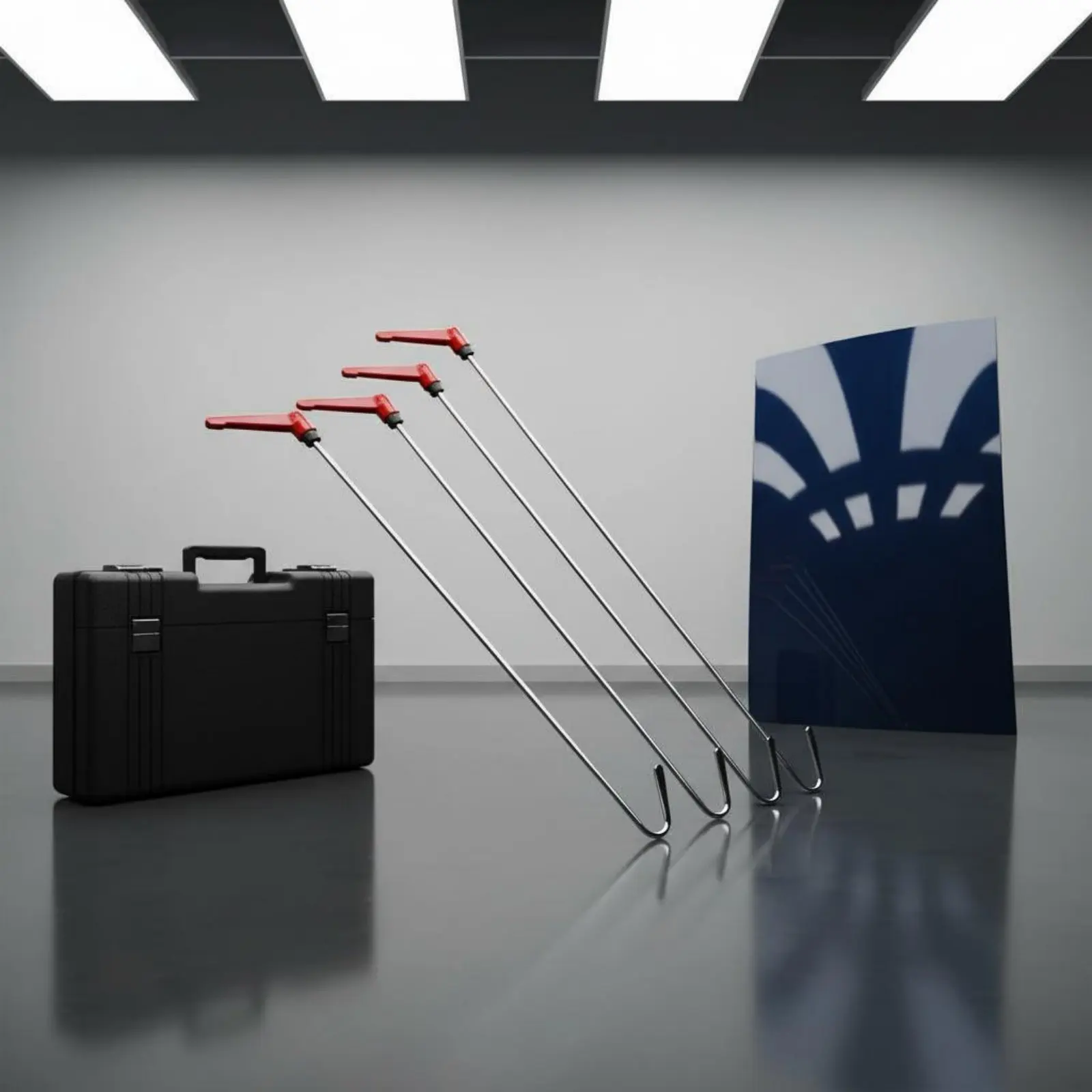 

Набор из 4 эргономичных вращающихся ручек-толкателей для беспокрасочного удаления вмятин, комплект для ремонта вмятин без покраски, устойчивый к ржавчине