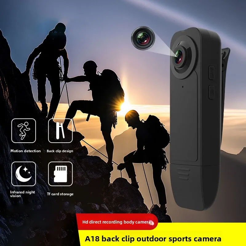 

Outdoor Dv Recorder 1080P High-Definition A18 Body-Worn Camera Outdoor Law Enforcement Recorder Pea Pod Camera