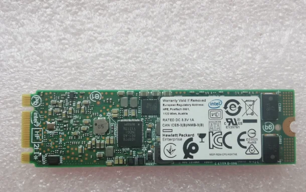 Твердотельный накопитель для сервера 875319-B21 875836-001 480G SATA SSD M.2 2280