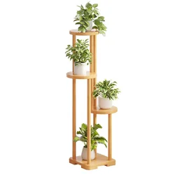 Bamboo 2 / 3 Tier Plant Stand Rack Multiple Flower Pot Holder Shelf Indoor Outdoor Planter Display Shelving Unit for Patio