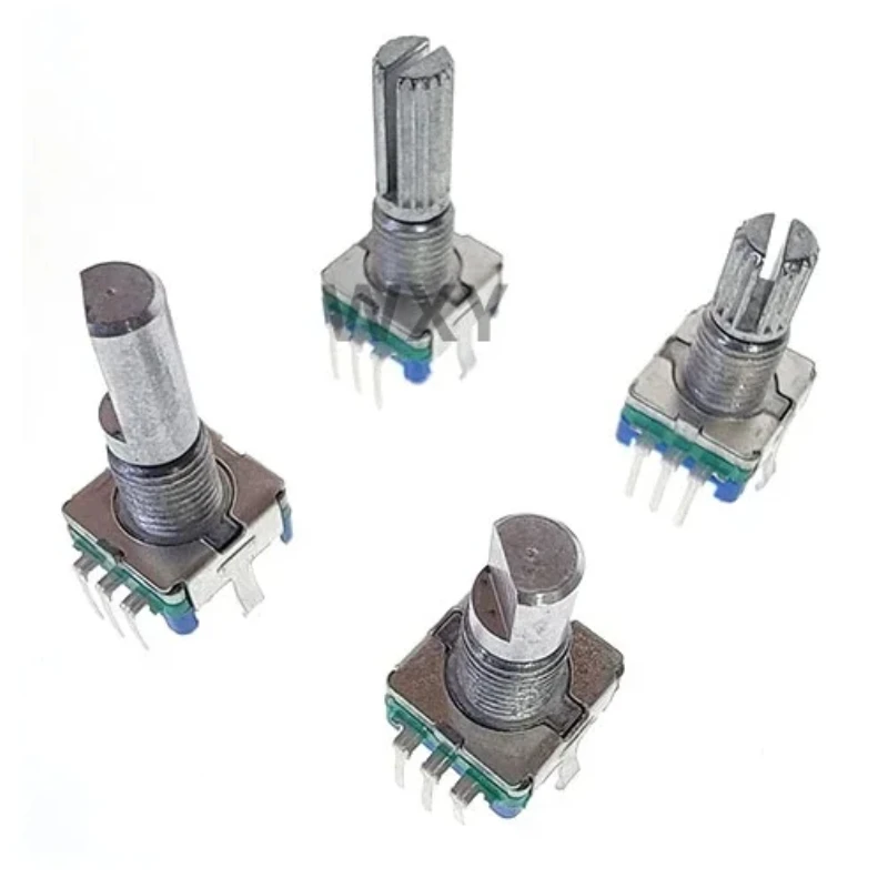 5PCS/Lot Ec11 Rotary Encoder Switch 15/20mm Plum Blossom Handle Half Shaft 20 Bit Pulse Digital Signal Potentiometer