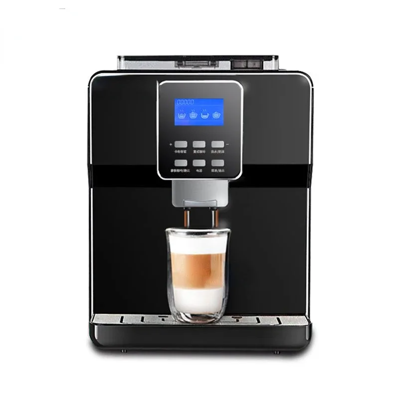 Fully Automatic Coffee Machine Household Smart Appliances Commercial Freshly Grinded Beans Automatic Milk Frother System DE-180