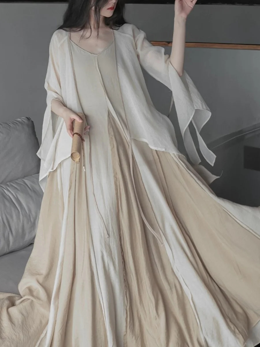 

Ele Dra, длинная юбка с художественной тяжелой вышивкой, женский комплект Faion Dr Chinese Sle, новый све средней длины V-Ne