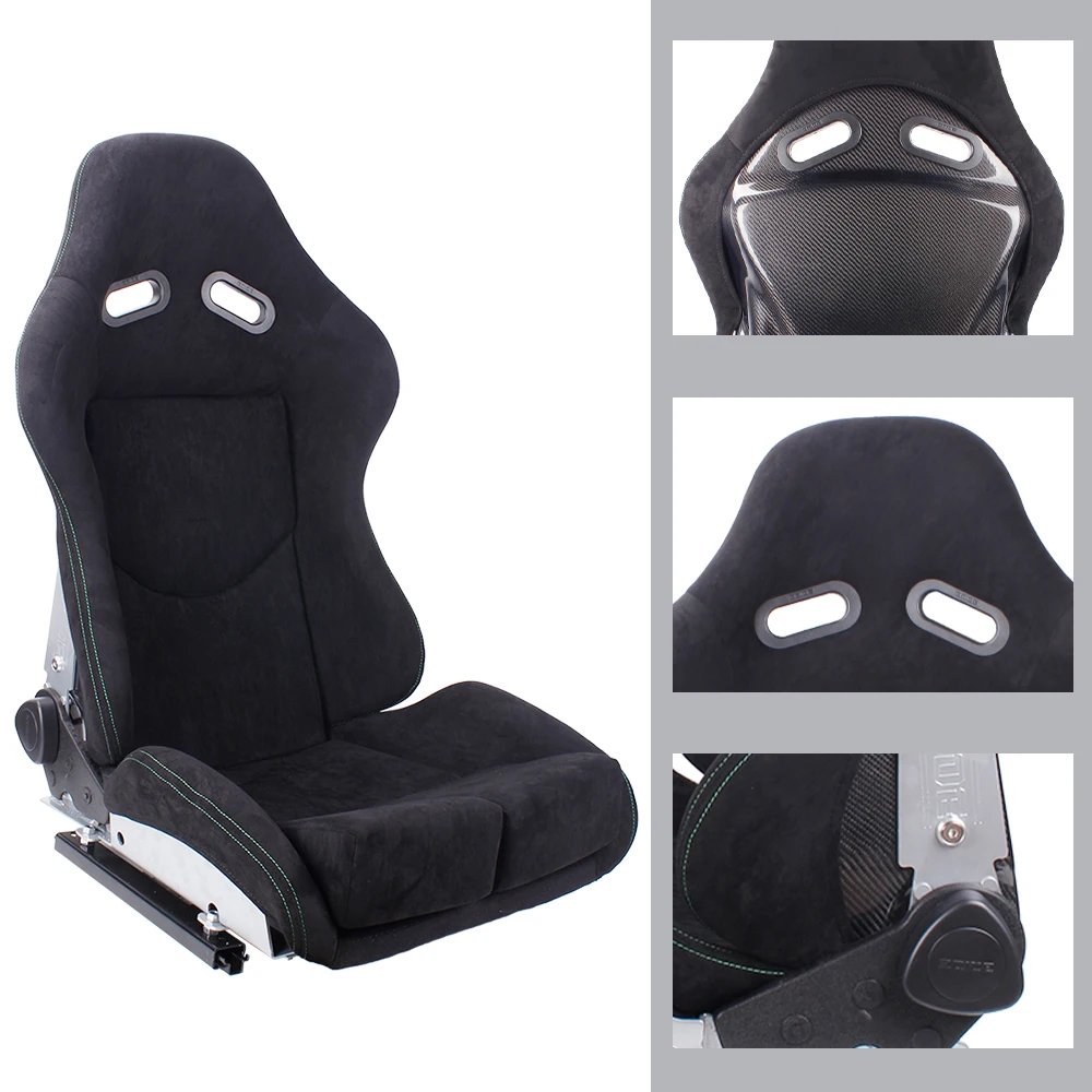 Universal Carbon Fiber Racing for SEAT Suede Leather Material Adjustable Design Customizable Style Fit Most Vehicle Models