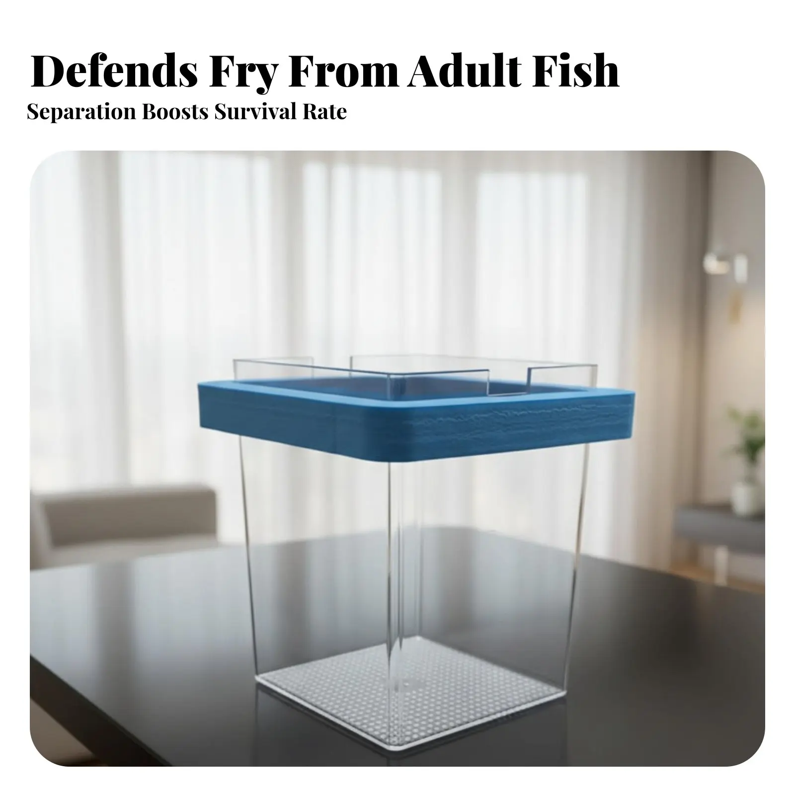 

Guppy Breeding Fish Enclosure High Clearness Aquatic Breeding Box Buoyant Breeder Box Good Water Circulation Buoyant Aquatic