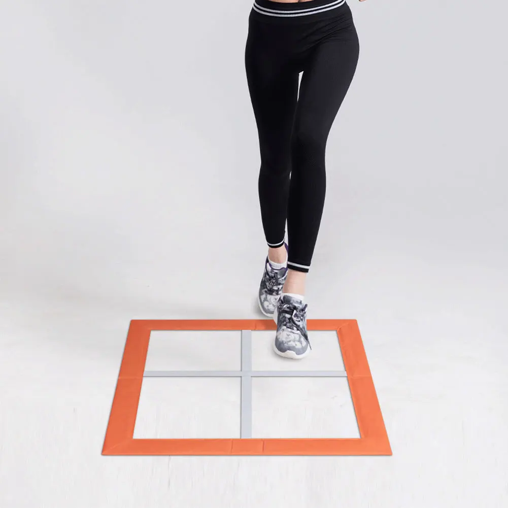 معدات تدريب مربعة قابلة للطي، سلم خفة الحركة والمرونة، معدات تدريب السرعة، سلم اللياقة البدنية للنساء والرجال