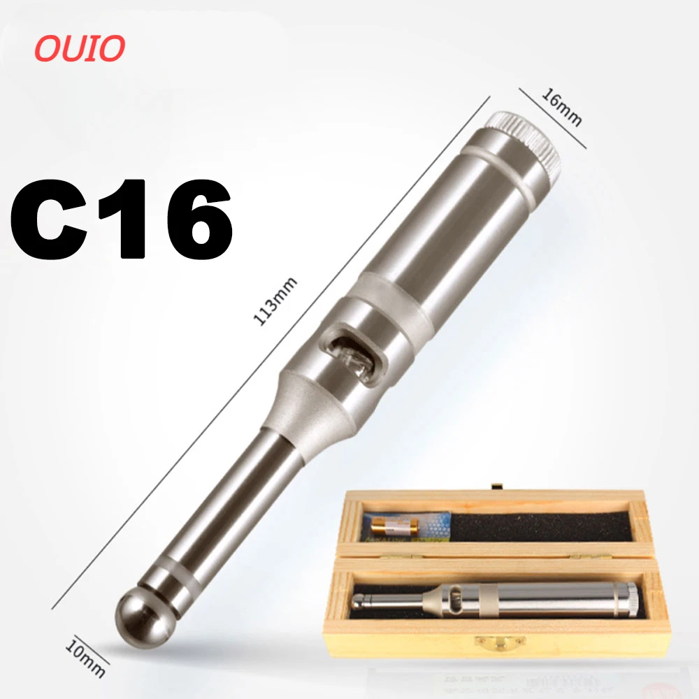 OUIO C16 C20 C32 Photoelectric edge Center Finder Touch Point Sensor CNC Machine Precision LED Sound Optical Edge Finder Touch