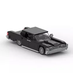 Technical Car 1965 Lincoln Continental From The Matrix Vehicles Sets Building Blocks Kid Toys Kids Adults Gift