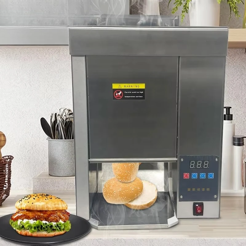 

Automatic Electric Commercial Hamburger Bread Making Machine Industrial Electric Grill Bun Oven Fast Food Restaurant Equipment