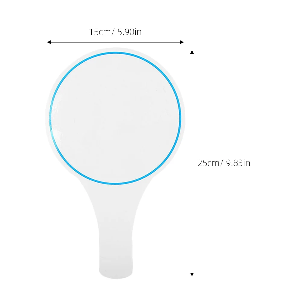 2pcs Score Board Dry Erase Whiteboard Single Sided Paddle For Classroom Auction Voting Judges Marker Board Student Learning Tool