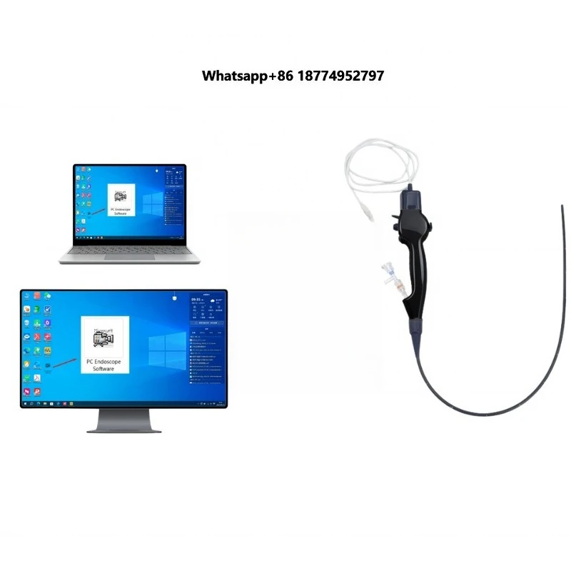 High quality disposable electronic soft mirror, hose bronchoscope, portable hose bronchoscope