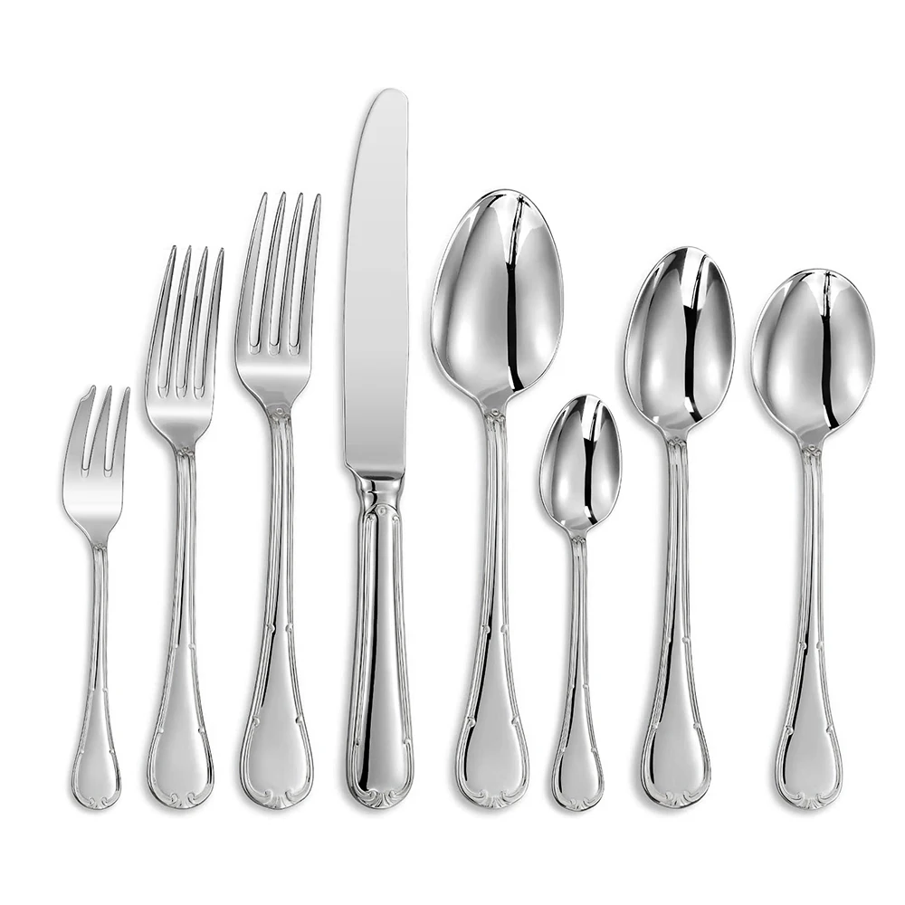 1/2 Pieces Fine Silverware Set Elegant Stainless Steel 18/10 Cutlery Mirror Polish For Hotel Wedding Party Gift Dishwasher Safe