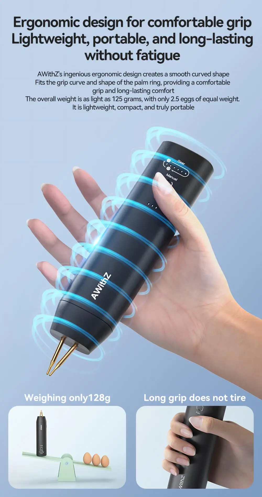 AWithZ Tragbares Punktschweißgerät, DIY-Handpunktschweißgerät, 90 Gänge, verstellbares Punktschweißen für 18650-Lithium-Batterie – Detail 30