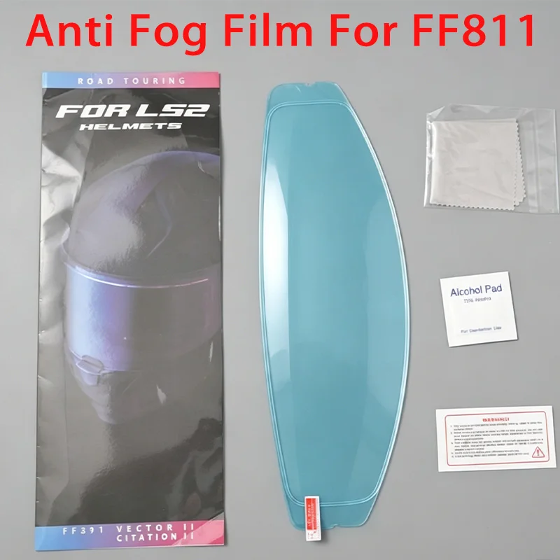 Film for LS2 FF811 Vector 2 Citation 2 Anti-Fog Film Sticker for LS2 FF811 Motorcycle Helmet Accessories Capacete De Moto
