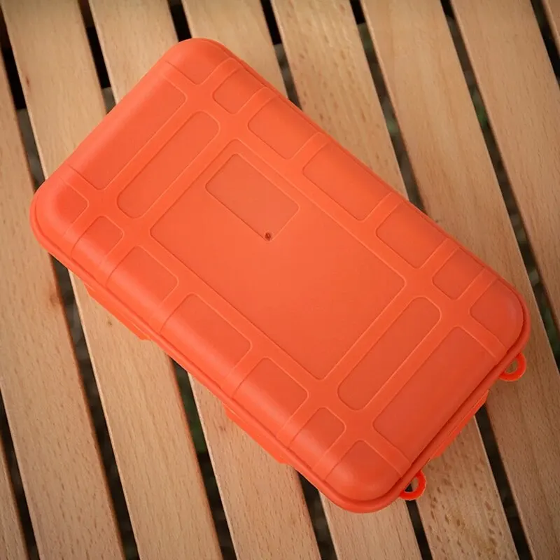 EDC Tool Box Outdoor Camping Survival Kit Shockproof Waterproof Case Sealed Box Outdoor Survival Storage Box Small.