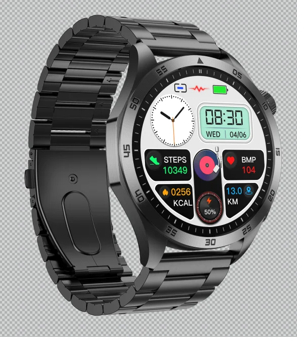 Marsyu ECG+PPG Gezondheid Smartwatch Bloedzuurstof Urinezuur Lichaamsbloeddruk HD Bluetooth Oproephorloge Voor iOS Android Mannen en vrouwen