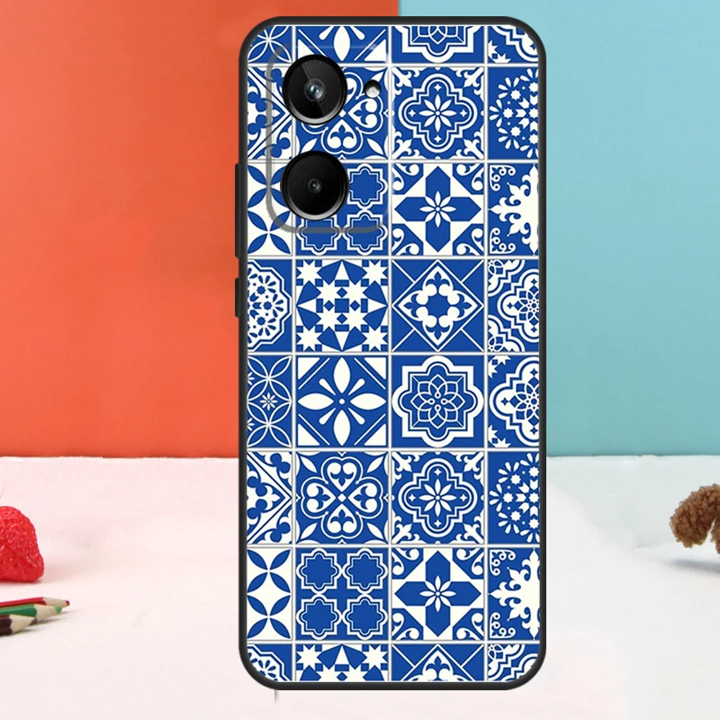 بلاط مغربي لـ Realme 15 Pro GT6 GT7 10 11 12 13 14 Pro Plus C51 C53 C55 C61 C63 C65 C67 C75 C71