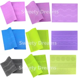 18 Style Silicone Moule Dentelle Tapis Fondant De Décoration De Gâteau Outils Biscuits Cupcake Sucre Dentelle Gâteau De Mariage Tapis De Cuisson