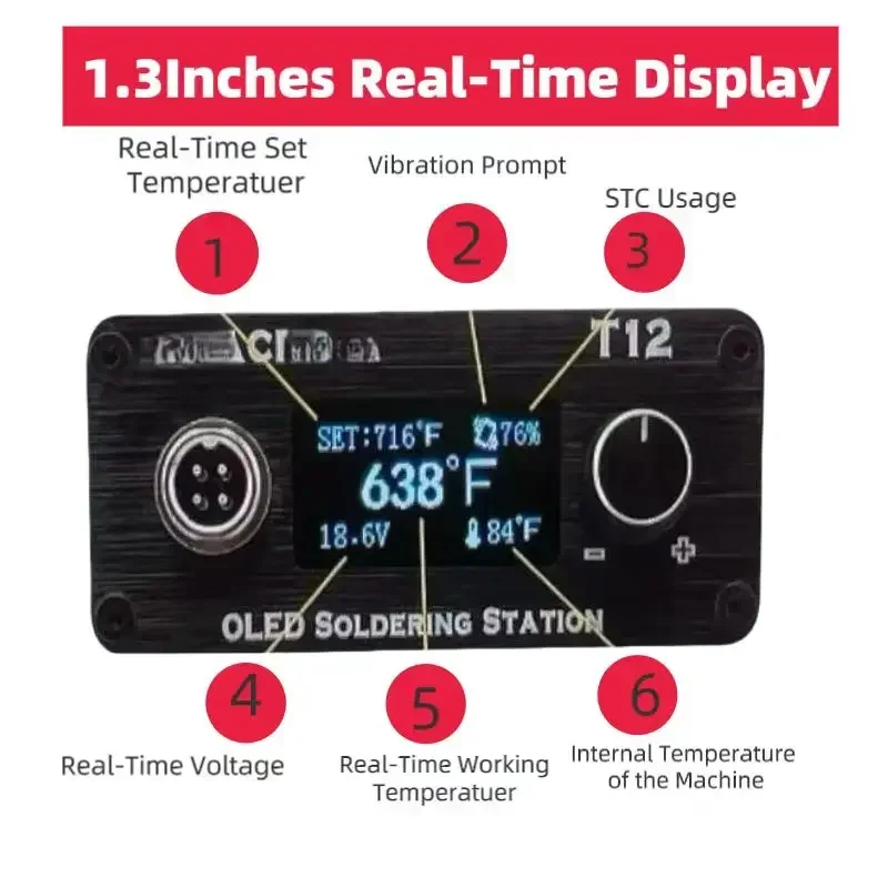 Station de soudage sans fil T12, alimentation électrique, fer à souder, kit de soudage pour Dewalt, Milwaukee, Ryobi, batterie Bosch