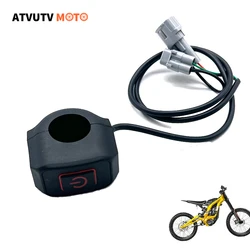 1pcs Waterproof Motorcycle Headlight Self-locking Switch With LED For Sur-Ron Surron Light Bee S & Light Bee X Motocross Parts