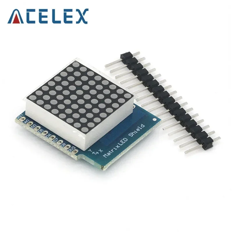 Matrix LED Shield V1.0.0 für WEMOS D1 Mini Digital Signal Output Controller Modul 8X8 Dot Board Control