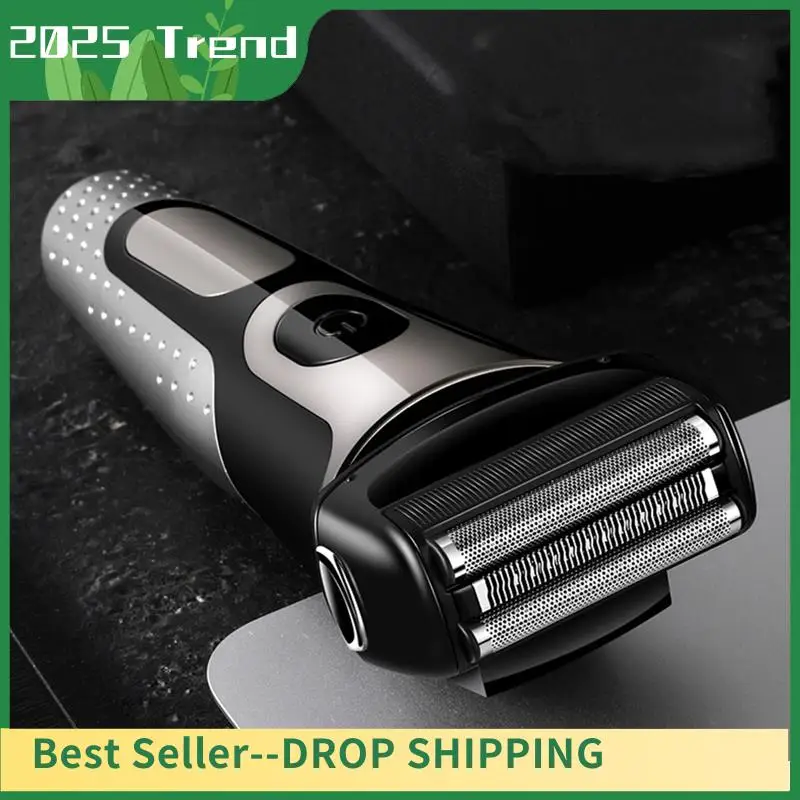 ATP34!- Reciprocating Shaver USB Charging Hair Cutting Machine Men Beard Trimmer