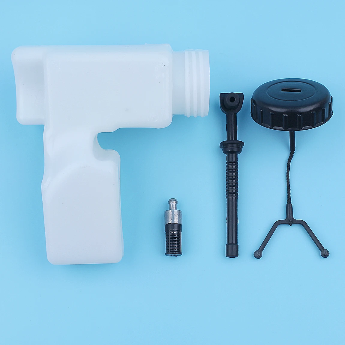 Oil Tank Housing W/ Oil Line Hose Tube Filter Oil Filler Cap Lid Kit for Stihl 017 018 MS170 MS180 Chainsaws Repl. 1130 351 0300