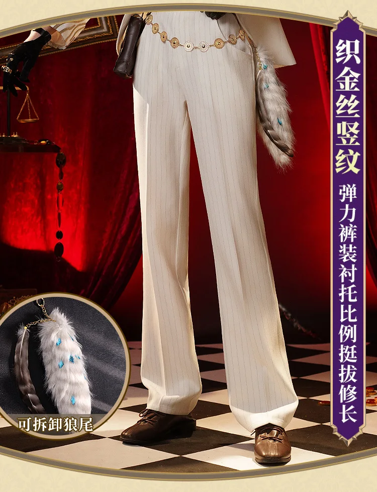 Hot Nieuwe Prospector Cosplay Kostuum voor Halloween Kerst Rollenspel Party Identiteit V Norton Campbell Maat S-XL Nieuwe 3D Prop